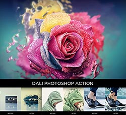 极品PS动作－液体抽离(短距版)：Dali Photoshop Action